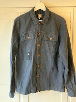 Pretty Green Navy Overshirt - Small