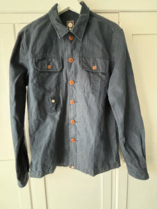 Pretty Green Navy Overshirt - Small